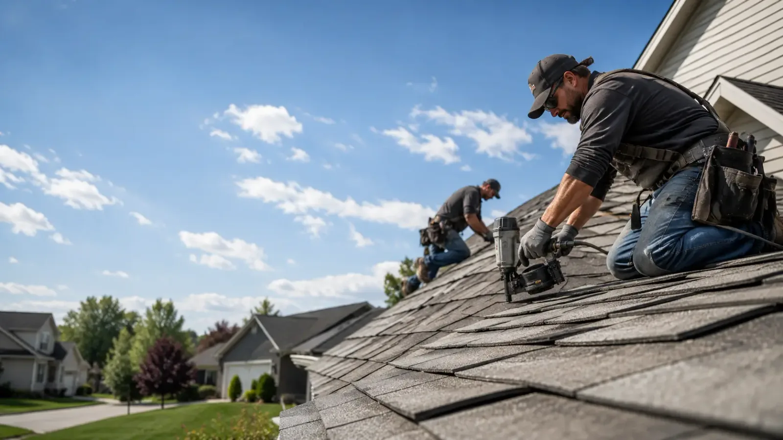 Storm Damage Roof Repair in Olyphant, PA near me